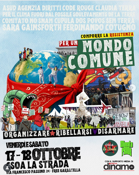 17-18 ottobre: Comporre la Resistenza per un mondo comune, La Strada