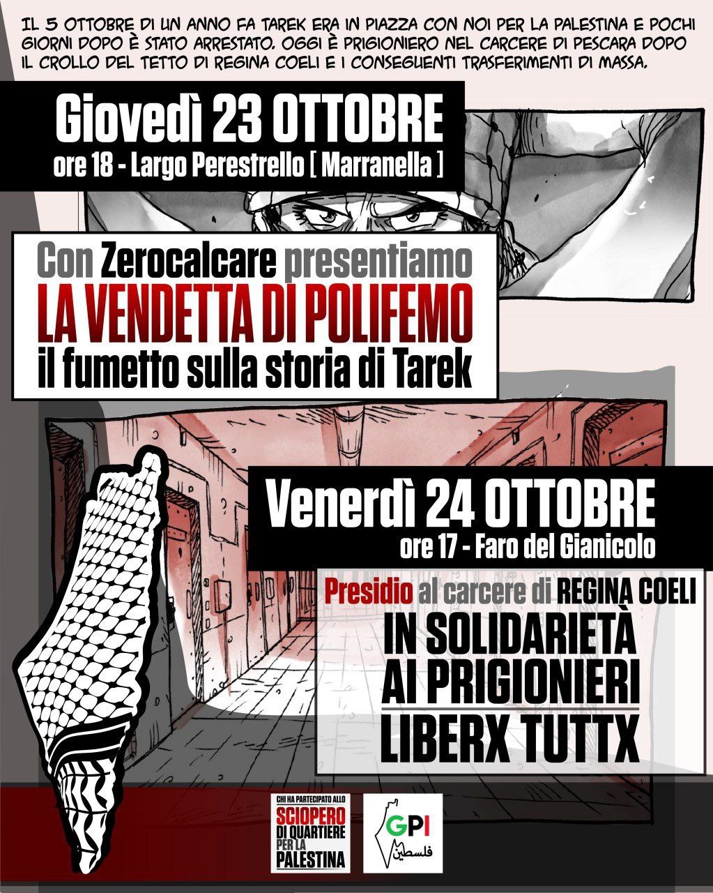 Tarek è stato trasferito al carcere di Pescara