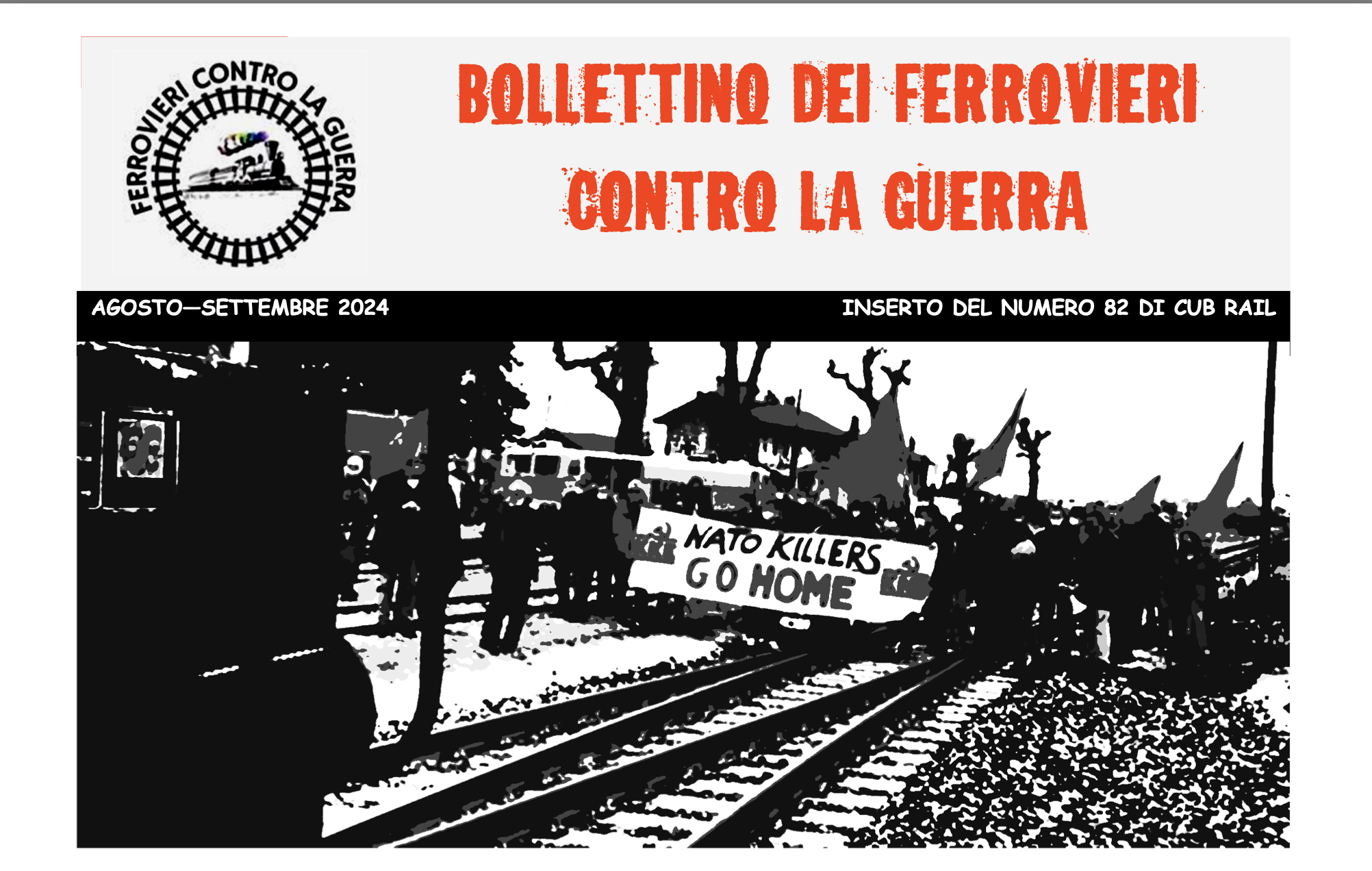 Oggi a Pisa ferrovieri contro la guerra