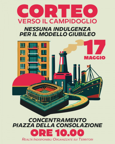 Manifesto del presidio al Campidoglio