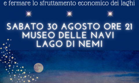 Il testo di convocazione della lucciolata del 30 agosto  