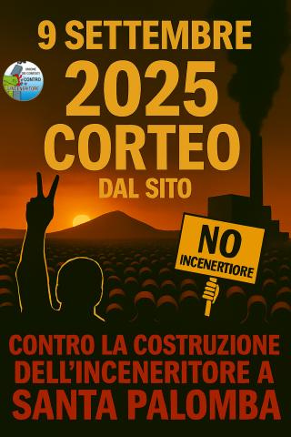 locandina del corteo