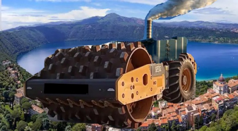 Inceneritore come rullo compressore