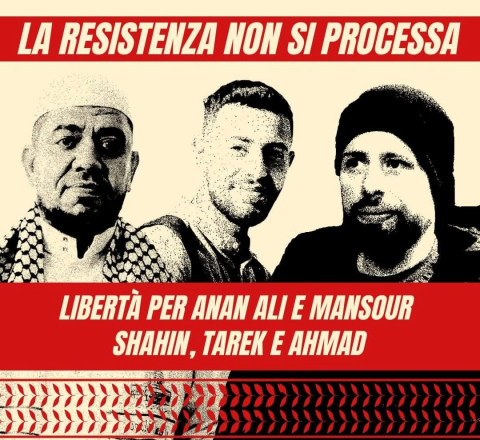 Aggiornamenti sul processo ad Anan, Ali e Mansour