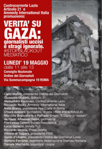 verità su gaza