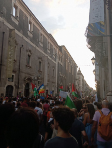 Immagine della mobilitazione di Catania