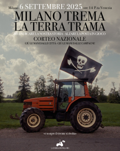 Locandina della manifestazione a Milano