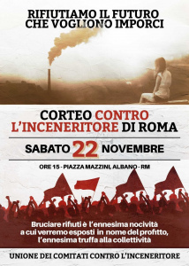 Manifesto del corteo del 22 Novembre 2025