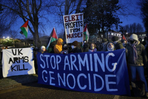 Manifestazione in Uk contro le armi britanniche a Israele