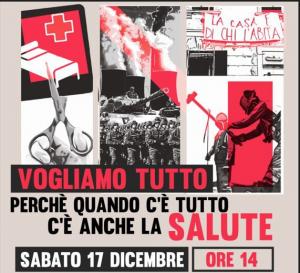 Corteo nazionale Sanità 