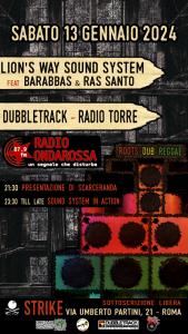 Sound System a sostegno di Scarceranda, il 13 gennaio a Strike.