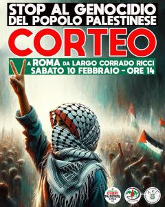 corteo per la palestina 