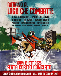 19 OTTOBRE RITORNO AL LAGO CHE COMBATTE 