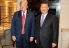 Foto che ritrae Trump e Xi Jinping 