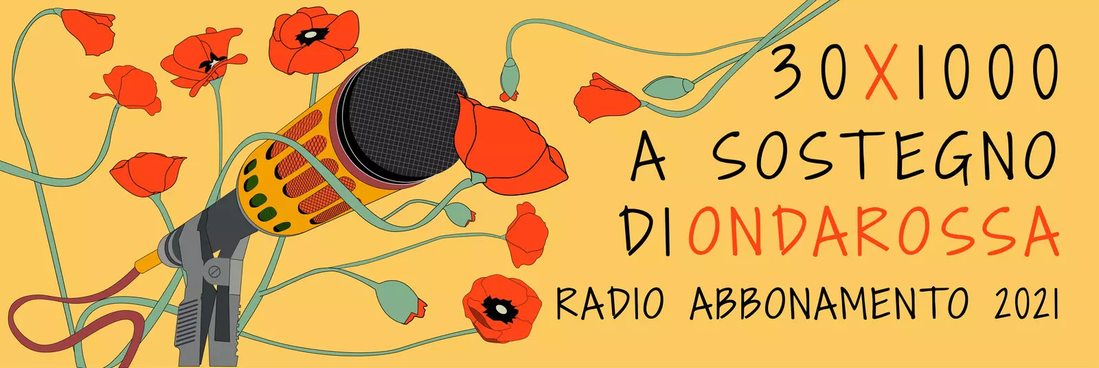 87.9FM: 30euro l'anno: lanciamo la campagna di radioabbonamento 30x1000