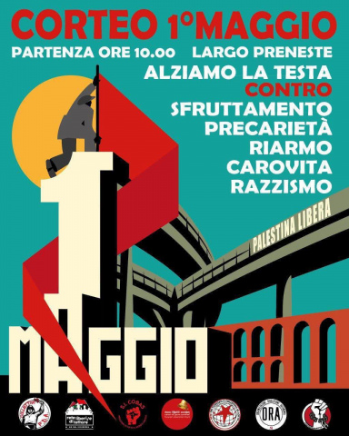 Primo Maggio di Lotta a Roma!