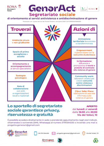GenerAct: prevenzione e contrasto alla violenza di genere