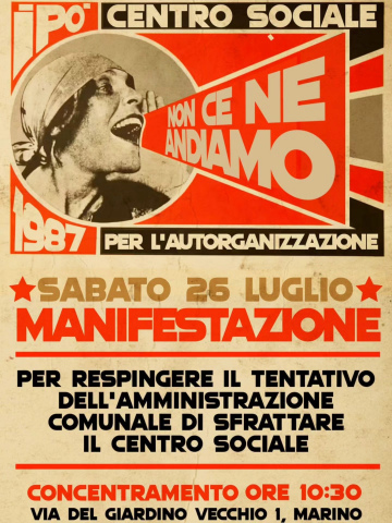 Manifesto del corteo 