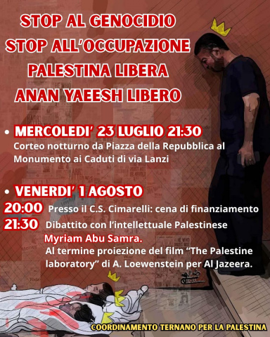 Locandina dell'iniziativa