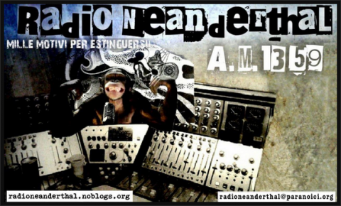 Immagine della homepage di Radio Neanderthal
