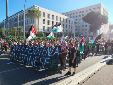 Foto del corteo del 3 ottobre