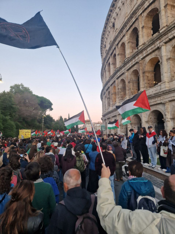 foto dal Colosseo 