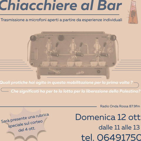Chiacchiere al bar