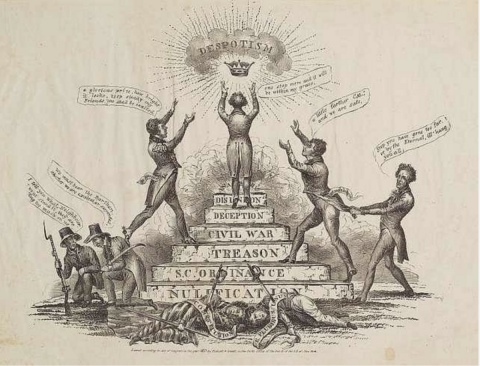 vecchia illustrazione despotismo