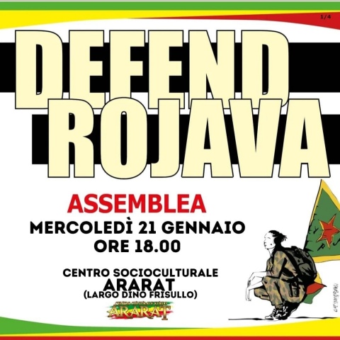 Defend Rojava, assemblea pubblica ad Ararat