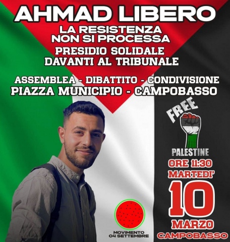 Locandina dell'iniziativa