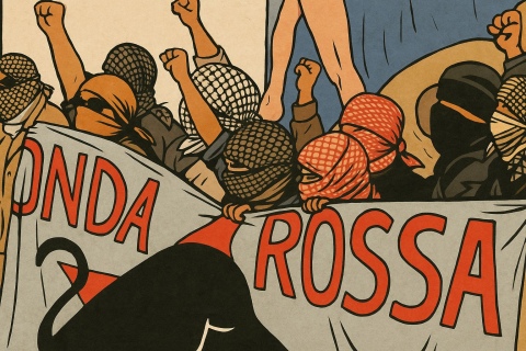 onda rossa posse assalto palco piazza occupazione uni