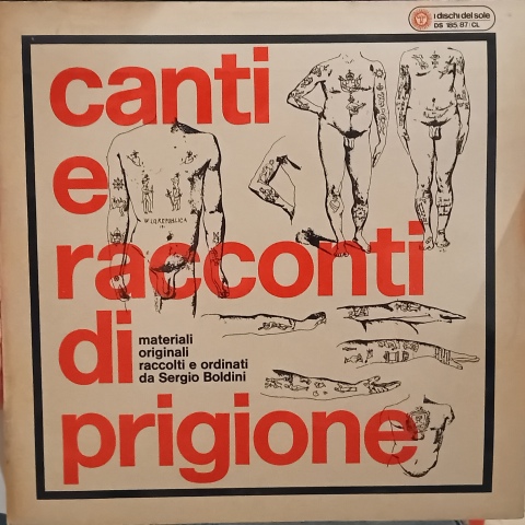 copertina del vinile "Canti e racconti di prigione"