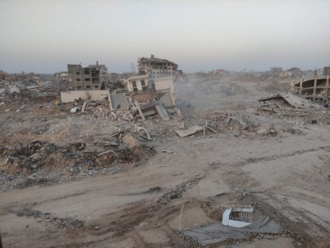 immagione di distruzione a Gaza