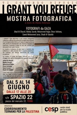 Locandina dell'iniziativa
