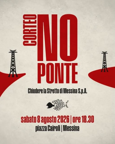 corteo no ponte manifesto