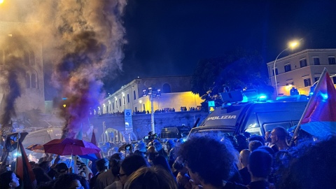 Inizio della zona rossa del 4/9 a Bari