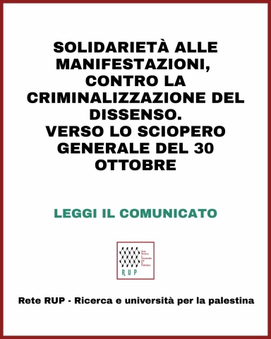 Comunicato RUP