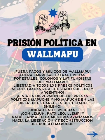 la prigione politica in Wallmapu