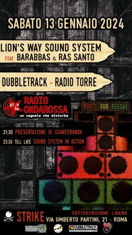 Sound System a sostegno di Scarceranda, il 13 gennaio a Strike.