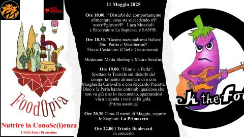 Foodopia per Radio Onda Rossa