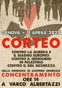 corteo contro la guerra - Genova