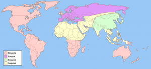 La mappa del mondo di "1984"