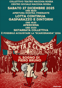 Locandina serata Collettivo Teatro Macchia Rossa