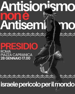 Locandina del presidio