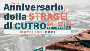 Locandina terzo anniversario della Strage di Cutro