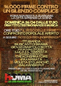 Locandina con la delibera dell'iniziativa