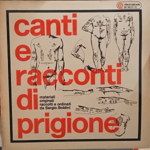 copertina del vinile "Canti e racconti di prigione"