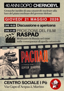 locandina iniziativa 21 maggio i pò marino