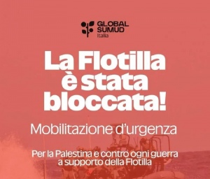 Manifesto "La Flotilla è stata bloccata"