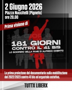 Fuori Alfredo dal 41 bis